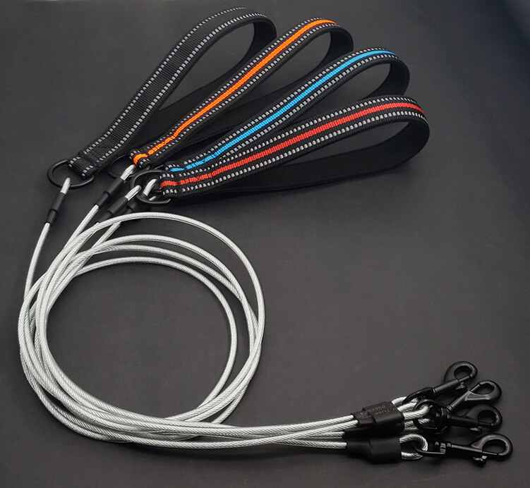 Anti-bite steel wire core dog leash