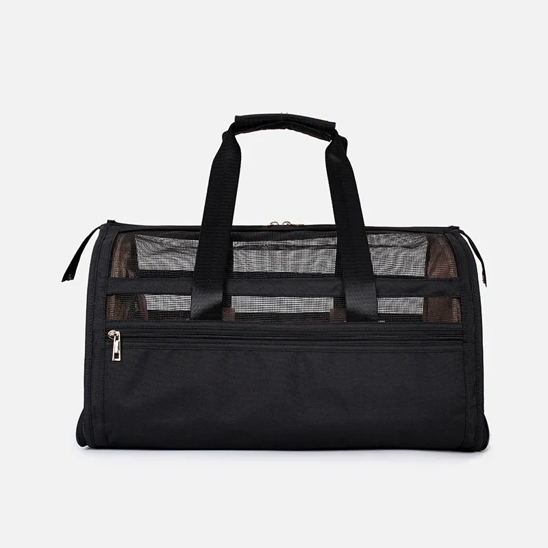 Wholesale Outdoor Portable Travel Carrying Waterproof Nylon Pet Dog Handbag With Zipper