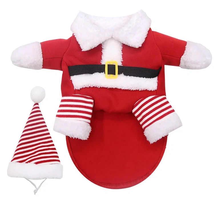 Christmas Cat Dog Sweater Pullover Winter Pets Clothes For Small Dogs Chihuahua  Puppy Jacket Pet Clothing