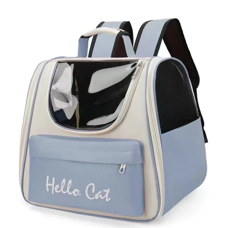 2023 New Design Pet Custom Bags Outdoor Large Backpack Travel Breathable Pet Carrier Bag