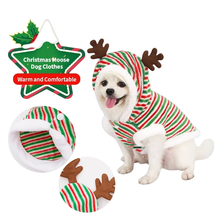 2023 New Winter Pet Christmas Coats Cat And Dog Clothes Cheap Price Supplier Selling Pet Clothes