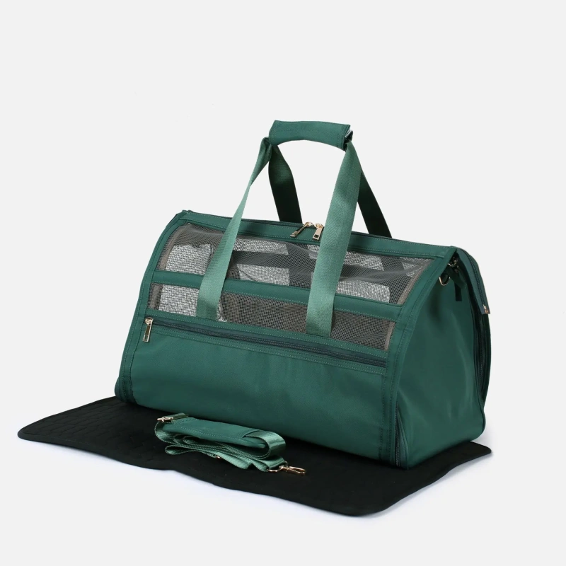 Wholesale Outdoor Portable Travel Carrying Waterproof Nylon Pet Dog Handbag With Zipper
