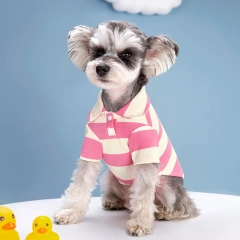High quality summer cotton striped dog shirts minimalist t-shirt pet clothes,pet supplies