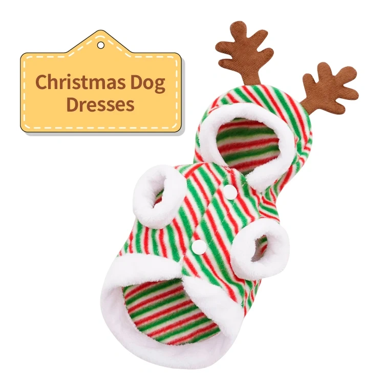 2023 New Winter Pet Christmas Coats Cat And Dog Clothes Cheap Price Supplier Selling Pet Clothes