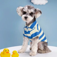 High quality summer cotton striped dog shirts minimalist t-shirt pet clothes,pet supplies
