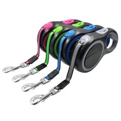Automatic Extendable Traction Training Pet Rope Lead Heavy Duty Retractable Dog Leash Heavy Duty Dog Leash for Pet