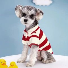 High quality summer cotton striped dog shirts minimalist t-shirt pet clothes,pet supplies