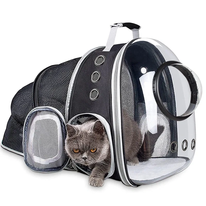 Pet Space Capsule Bubble Expandable Backpack Dog Cat Carrier Breathable Pet Carrier Bag for Travel