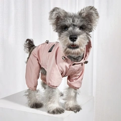 High Quality Fashion Dog Raincoat Jumpsuit Hooded Lightweight Windproof Dog Raincoat for Dogs Waterproof