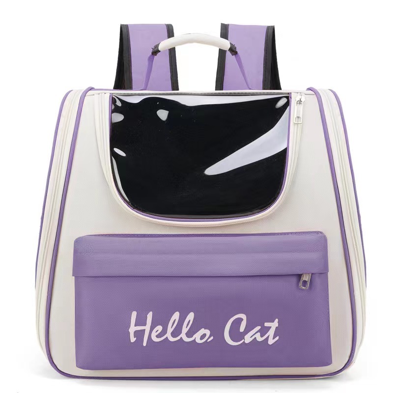 New Design Pet Custom Bags Outdoor Large Backpack Travel Breathable Pet Carrier Bag