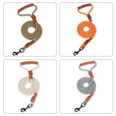 Nylon reflective dog leash, explosion-proof pet dog leash