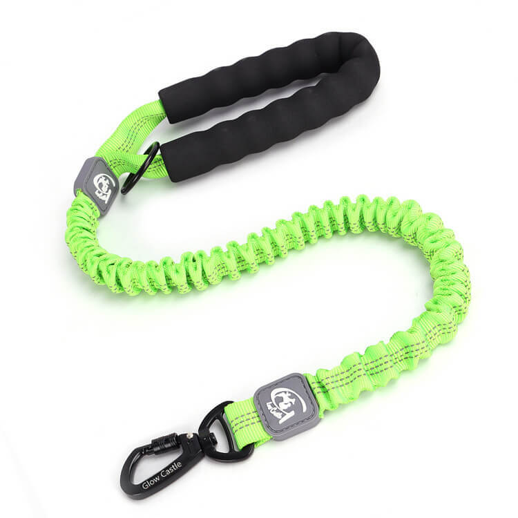 Manufacturer Wholesale pet leash Reflective Customized Training Soft Handle Elastic Bungee Dog Leash