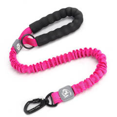 Manufacturer Wholesale pet leash Reflective Customized Training Soft Handle Elastic Bungee Dog Leash