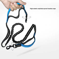 Explosion-proof running leash with waist bag.