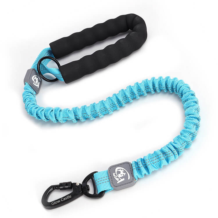 Manufacturer Wholesale pet leash Reflective Customized Training Soft Handle Elastic Bungee Dog Leash
