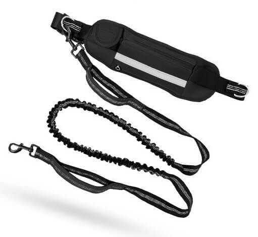 Explosion-proof running leash with waist bag.
