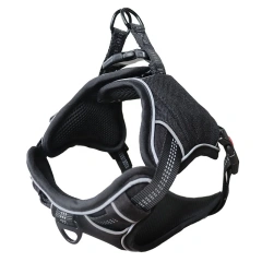 Custom Wholesale Luxury Adjustable No Pull Reflective Soft Comfortable Mesh Pet Products Dog Harness