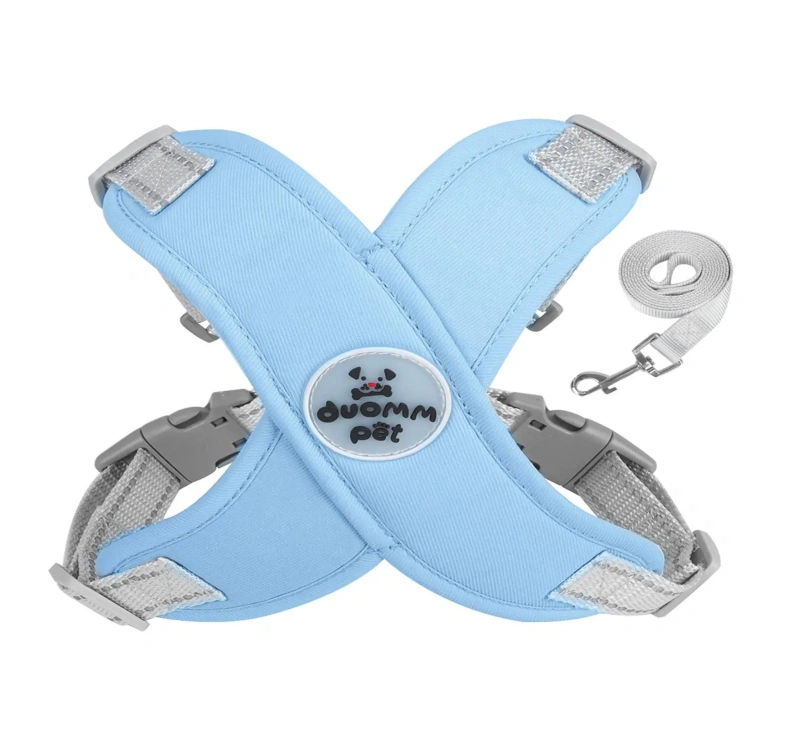 2023 hot selling Pet Leash Adjustable X- chest  for dogs and cats  pet harness