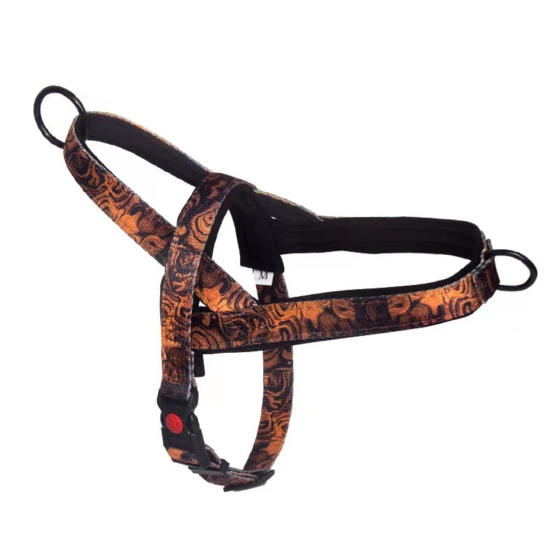 Dog Harness and Leash set Nylon Medium Large Dog Harnesses  Leash Padded Pet Pitbull Vest Durable Adjustable