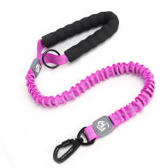 Manufacturer Wholesale pet leash Reflective Customized Training Soft Handle Elastic Bungee Dog Leash