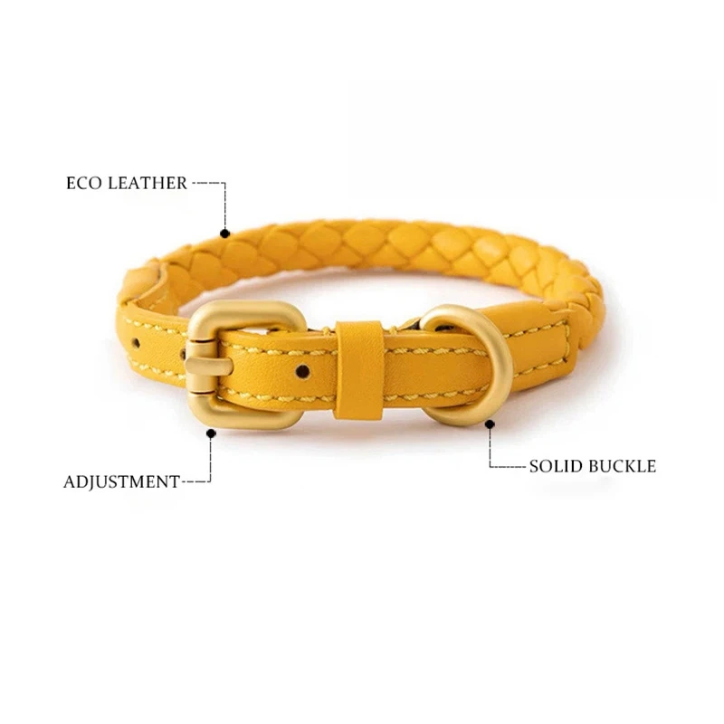 Customized Logo Lightweight explosion-proof Handmade adjustable pet custom Dog Collar And Leash Set