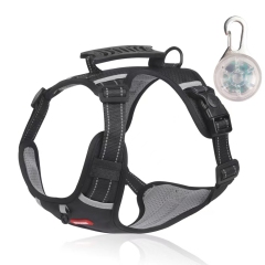 Newest Pet Harness Stocked Durable Reflective dog harnesses with padded vest