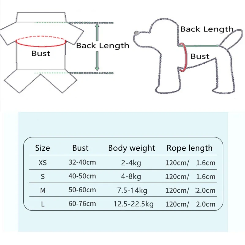 New Pets Dogs Accessories Luminous Adjustable Harness For Dogs Puppy Vest Collar Leash French Bulldog Medium Small Large Dog