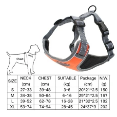 Custom Adjustable pet Harness For Dogs Reflective Puppy Cat Harness Vest With Walking Harness