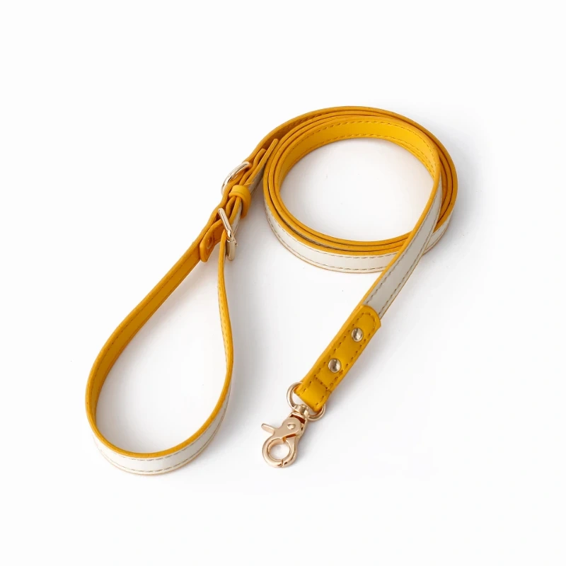 2023 wholesale direct supply fashion manufacturers designer leather leash for dog