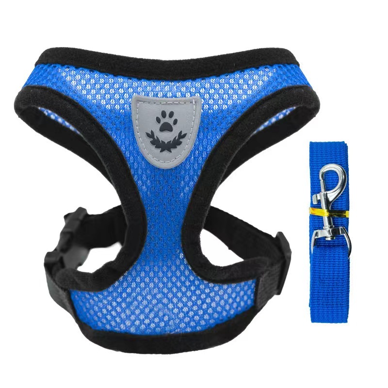 Small Dog Breathable Cat Dog Chest Strap Pet walking Leash