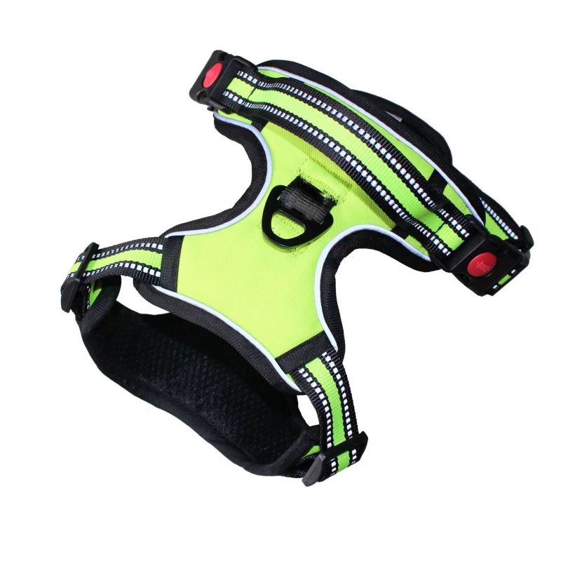 Dog Vest Harness Luxury Outdoor Nylon Adjustable Escape Proof Reflective Breathable Designer Dog Harness