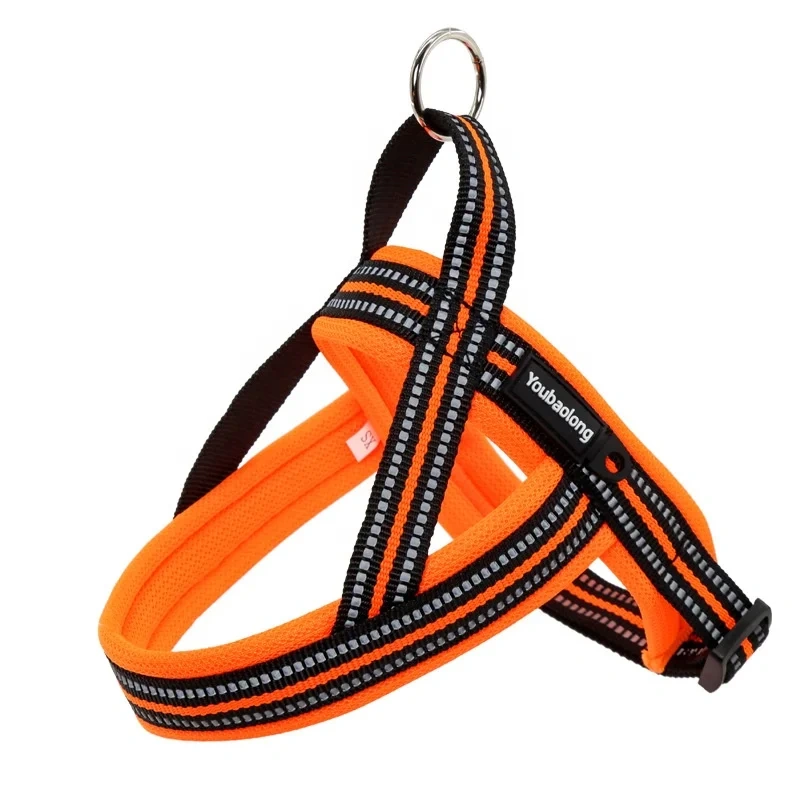 Soft Vest  Neck Chest Adjustable Reflective Light weight Harness Anti-Twist Pet Lead Combo Dog Collar Leash And Harness Set