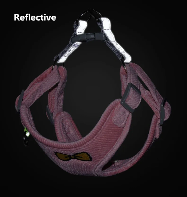 Wholesale custom logo Adjustable Reflective Breathable Dog Harness Set Pet Dog Chest pet Harness