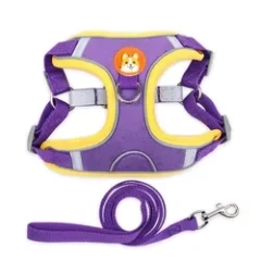 Manufacturer price dog harness and leash can be washed