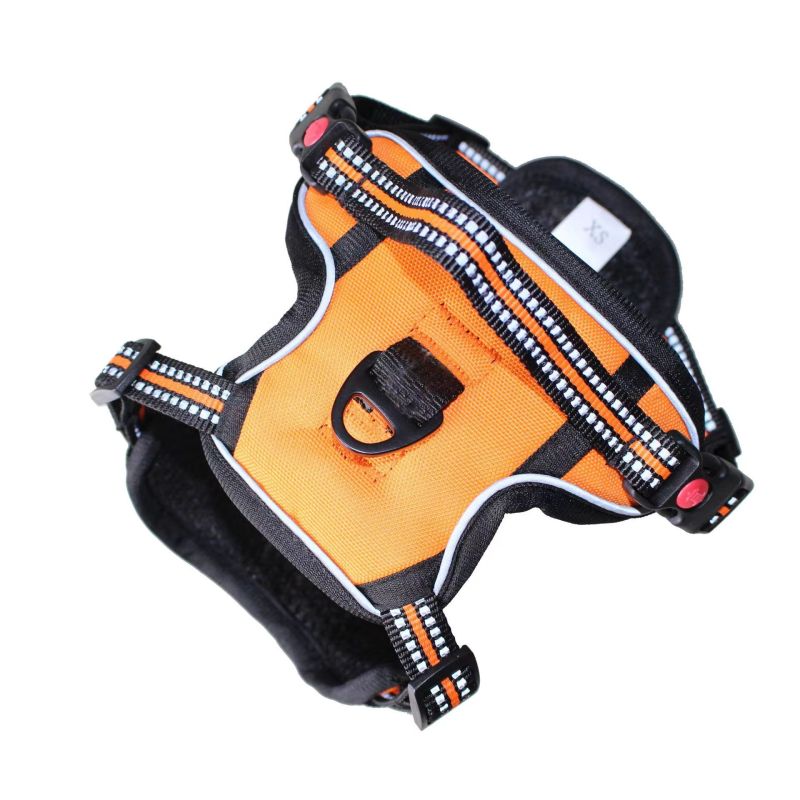 Dog Vest Harness Luxury Outdoor Nylon Adjustable Escape Proof Reflective Breathable Designer Dog Harness