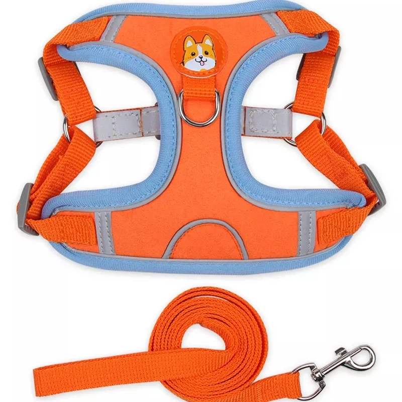 Manufacturer price dog harness and leash can be washed