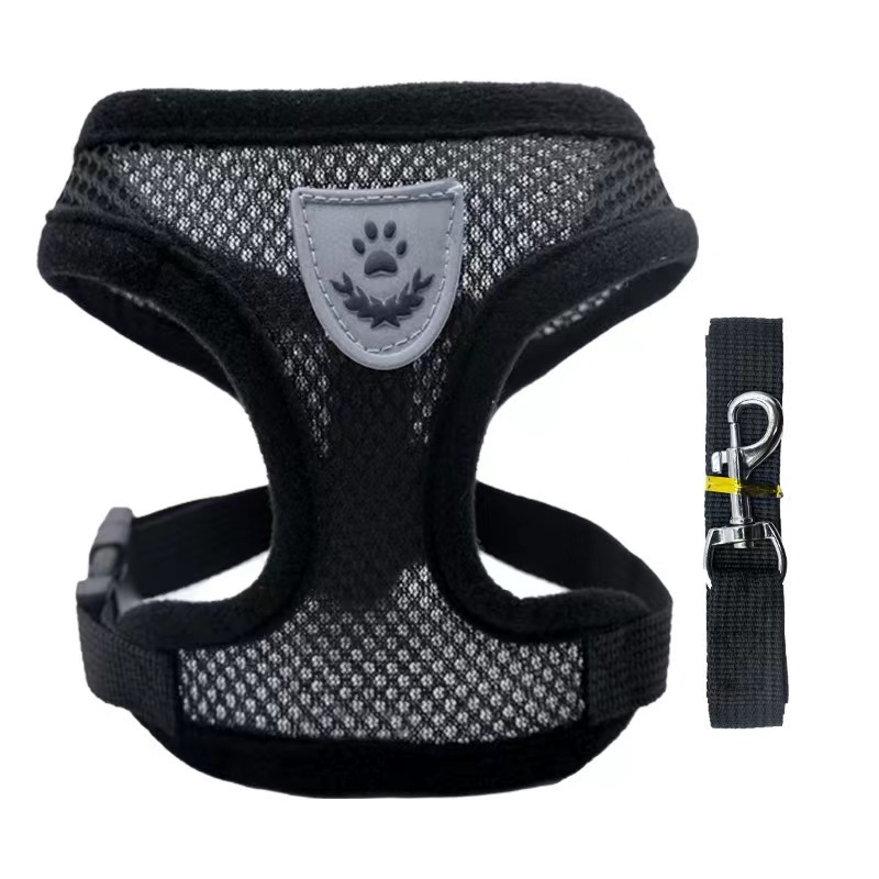 Small Dog Breathable Cat Dog Chest Strap Pet walking Leash