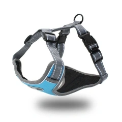 Custom Adjustable pet Harness For Dogs Reflective Puppy Cat Harness Vest With Walking Harness