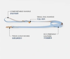 Manufacturer Wholesale Custom Premium Genuine Leather Leash For Dog Leather Leash
