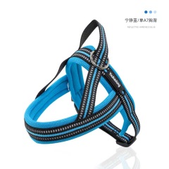 Soft Vest  Neck Chest Adjustable Reflective Light weight Harness Anti-Twist Pet Lead Combo Dog Collar Leash And Harness Set