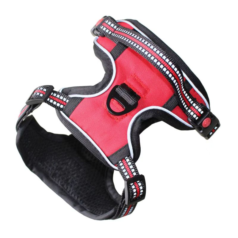 Dog Vest Harness Luxury Outdoor Nylon Adjustable Escape Proof Reflective Breathable Designer Dog Harness