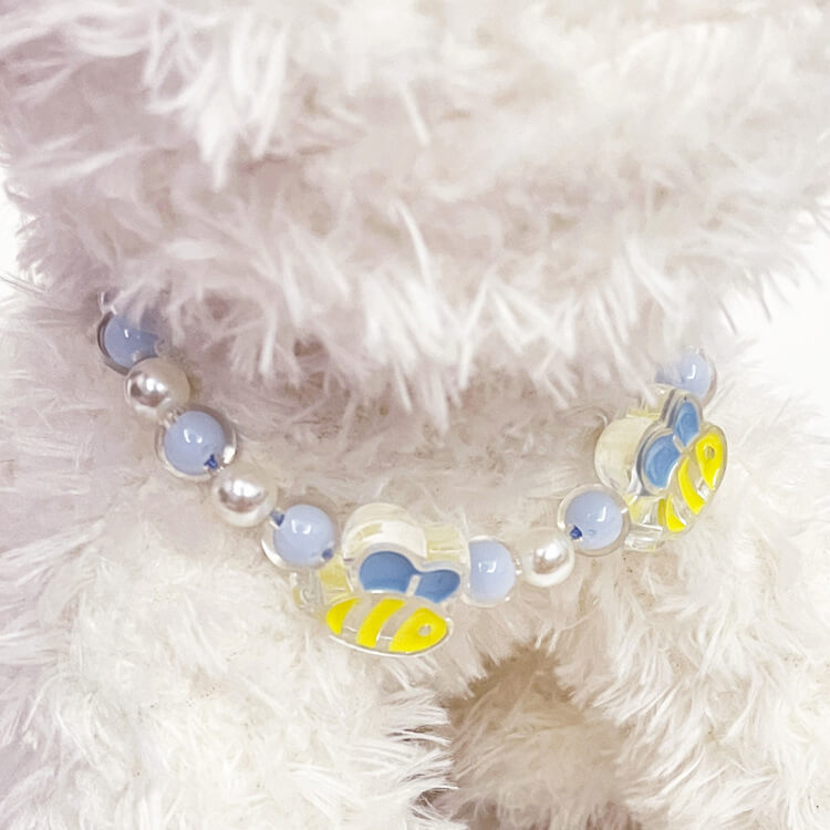 Imitation Pearl Beaded Collar Pet Accessories for Cats, Small and Medium Dogs