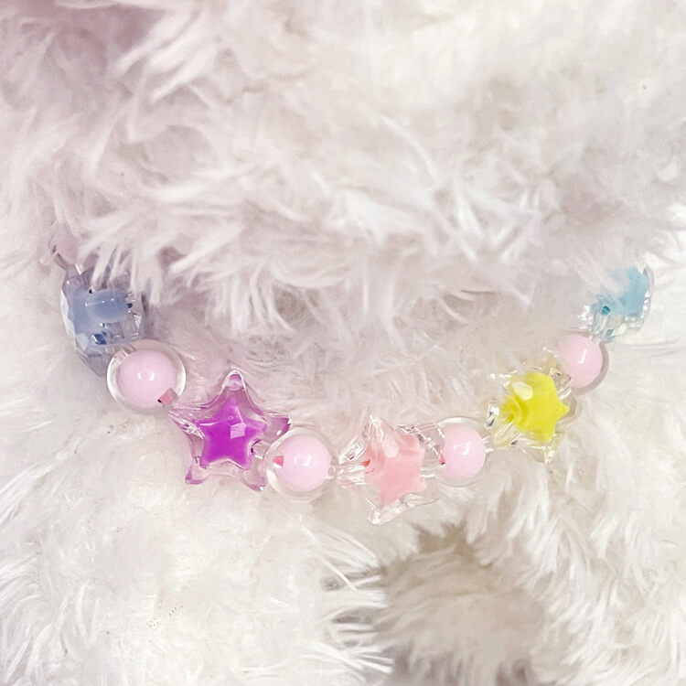 Star Beaded Collar Pet Accessories for Cats, Small and Medium Dogs