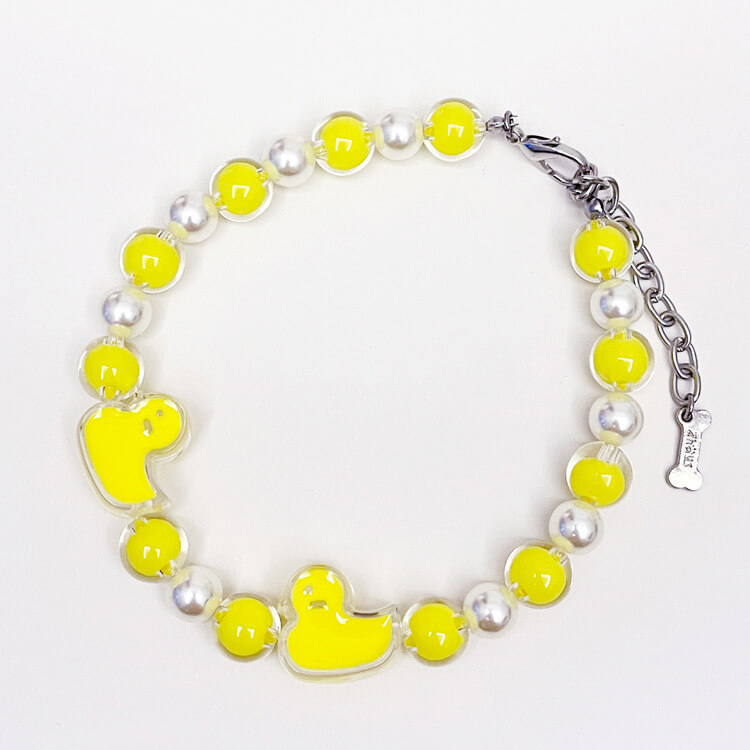 Imitation Pearl Beaded Collar Pet Accessories for Cats, Small and Medium Dogs