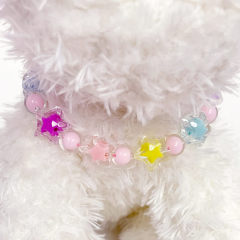 Star Beaded Collar Pet Accessories for Cats, Small and Medium Dogs