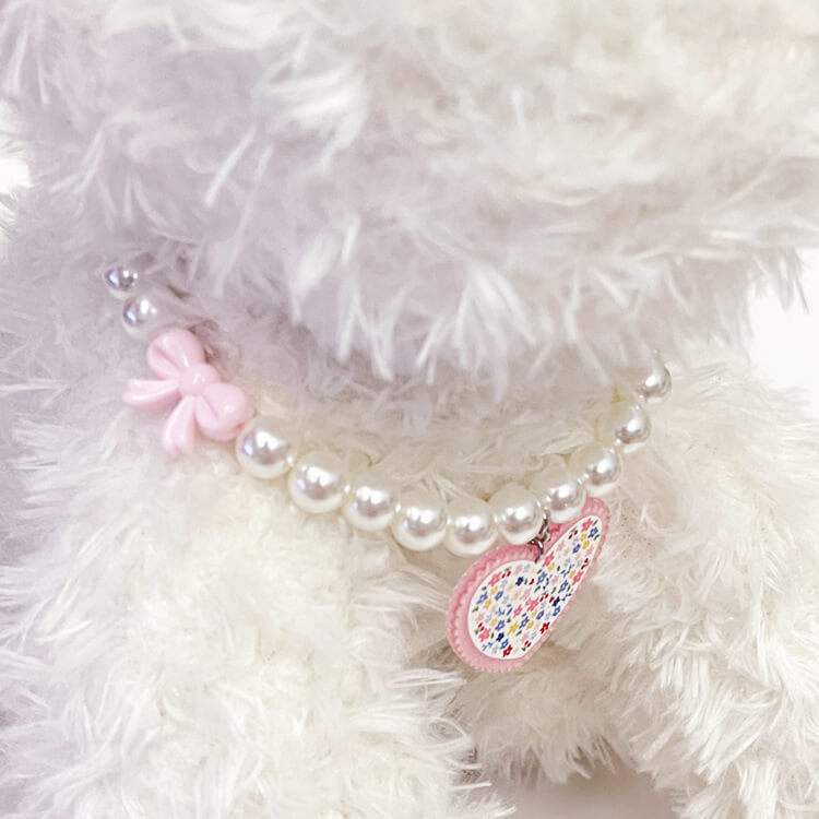 Love bow collar accessories for small and medium-sized dogs