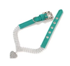 Pet supplies collar lead rope neck ring Pearl cat necklace Dog ring small and medium dog collar accessories