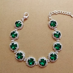 Single row diamond cat and dog accessories pet collar love pendant