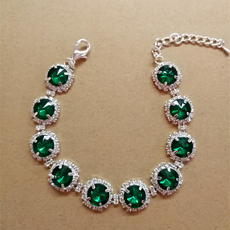 Single row diamond cat and dog accessories pet collar love pendant