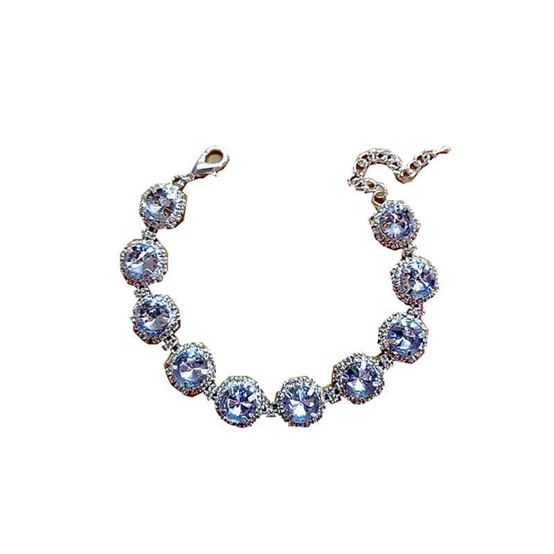 Single row diamond cat and dog accessories pet collar love pendant